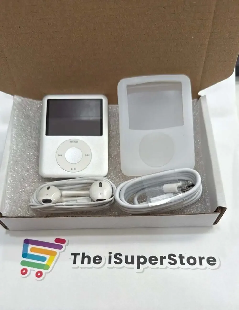 Refurbished Apple iPod Nano 3rd Gen 8GB Silver- Mint + 1 YR CPS Warranty